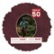 Dark Red Suede Mat Board for 11x14 Frames - Oval Opening for 8x10 Photos